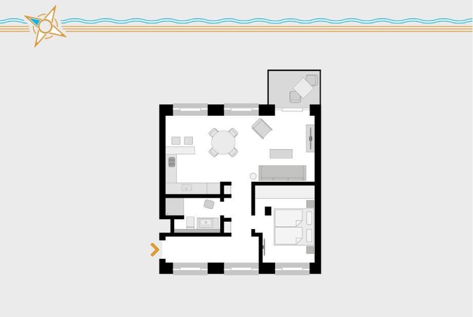 Duenenresidenz Prora - Ferienwohnung Mit Meerblick, 1 Schlafzimmer Und Balkon Np-322 Остзебад Бинц Экстерьер фото